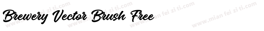Brewery Vector Brush Free字体转换